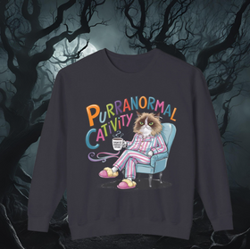 Hinsdale House Cat Unisex Lightweight Crewneck Sweatshirt